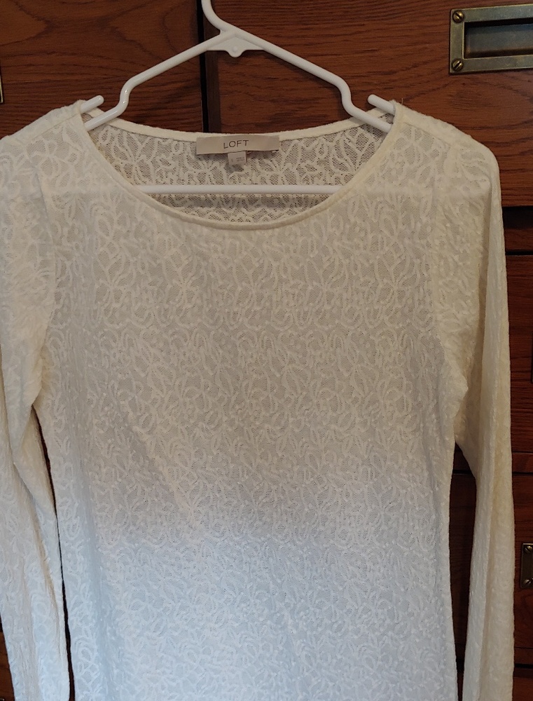 💐NWOT Loft Lace Shirt💐